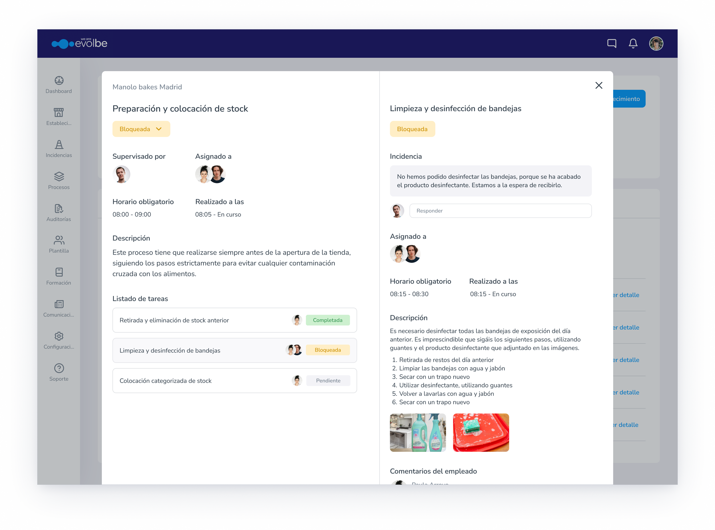 Real-time processes — detail