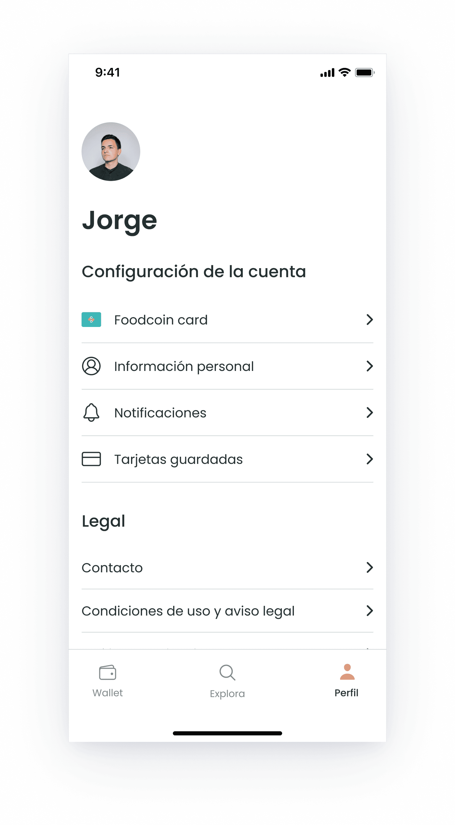 User profile