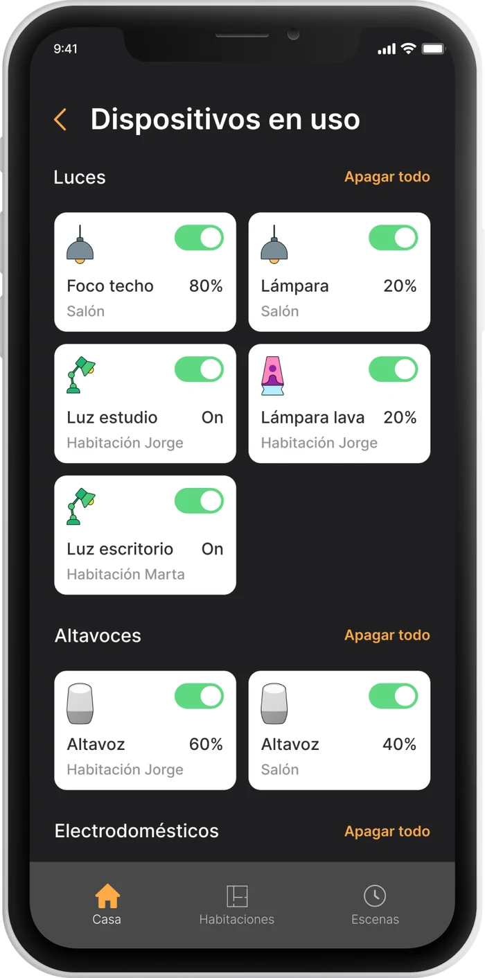 Smart Home — scenes